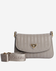 NOVILLE | Shoulder bag taupe grey/gold