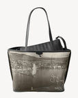 GENF | Shopper city classic schwarz/gold von vorne