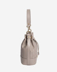 SION | Pouch bag taupe/gold