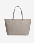 WINTERTHUR | Shopper mit Reissverschluss taupe grau/gold