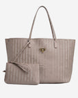Zuerich | Shopper taupe/oro