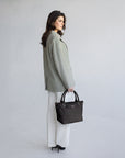 WENGEN | Shopper Nylon classic schwarz/silber - full body
