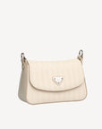 NOVILLE | Umhängetasche pearl/silber seitlich