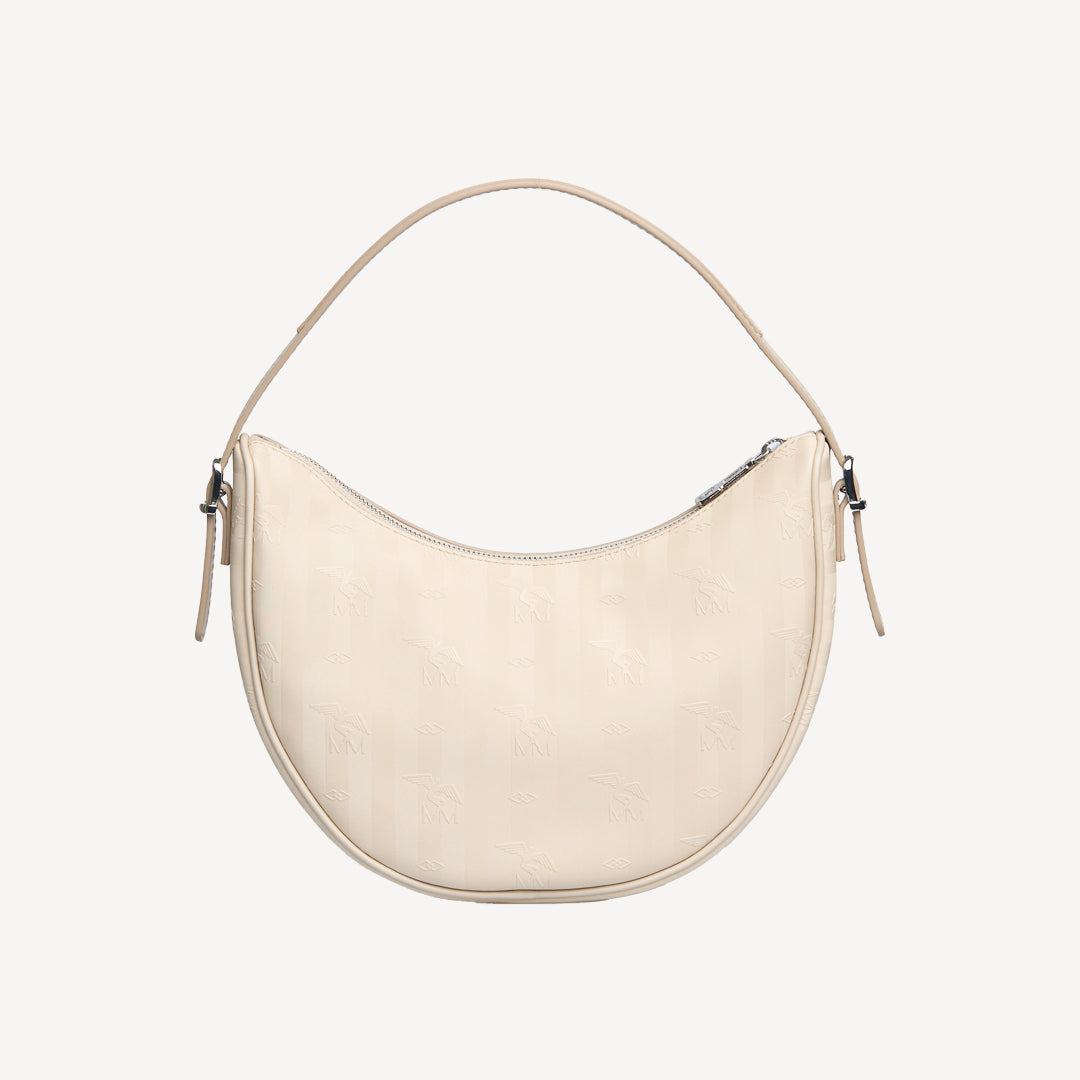 EMMEN | Sac bandoulière perle/argent