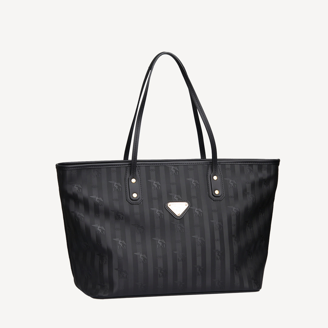 WINTERTHUR | Shopper with zipper classic black/gold