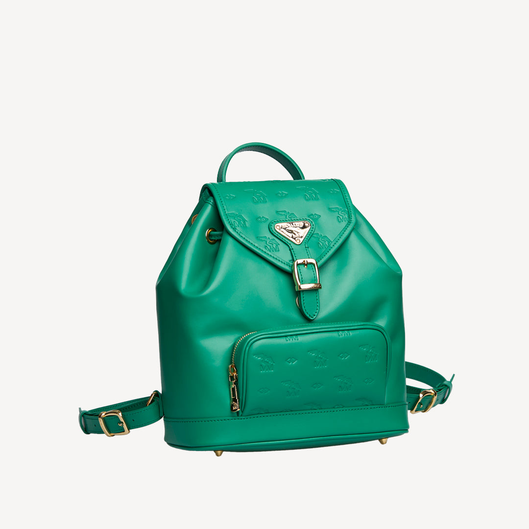 BRUGG | Sac à dos Stampato vert menthe/or