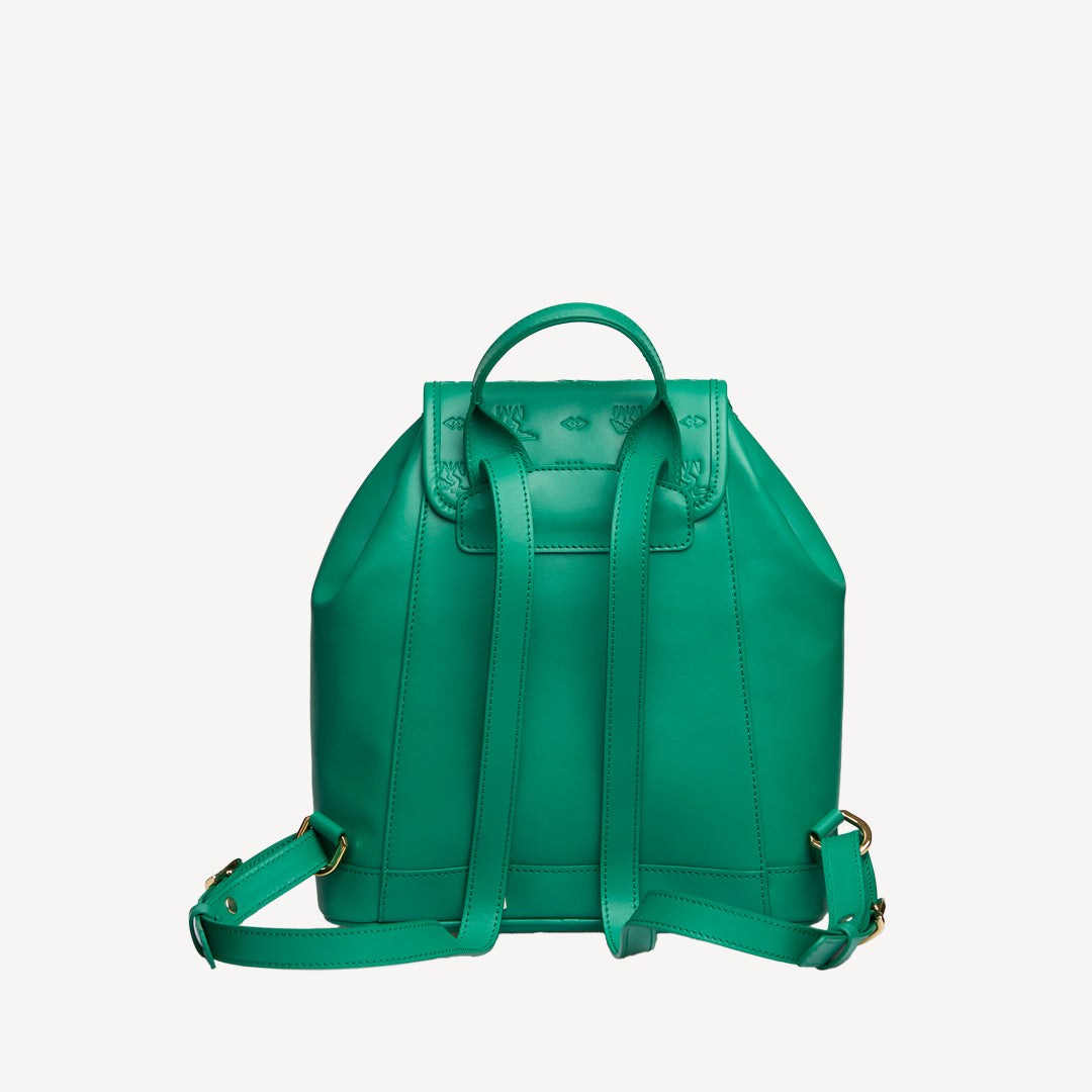 BRUGG | Sac à dos Stampato vert menthe/or
