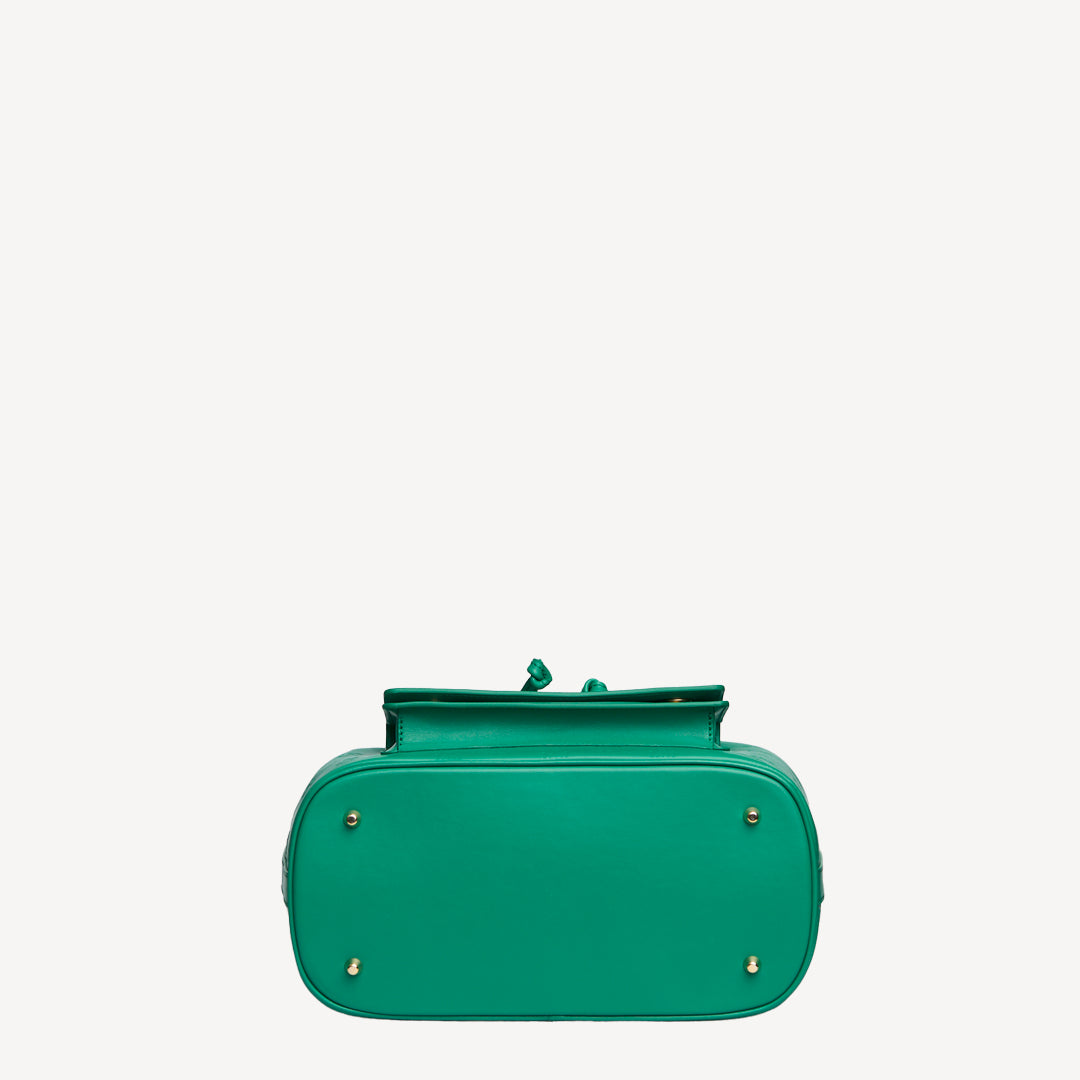 NYON | Pochette Stampato vert menthe/doré