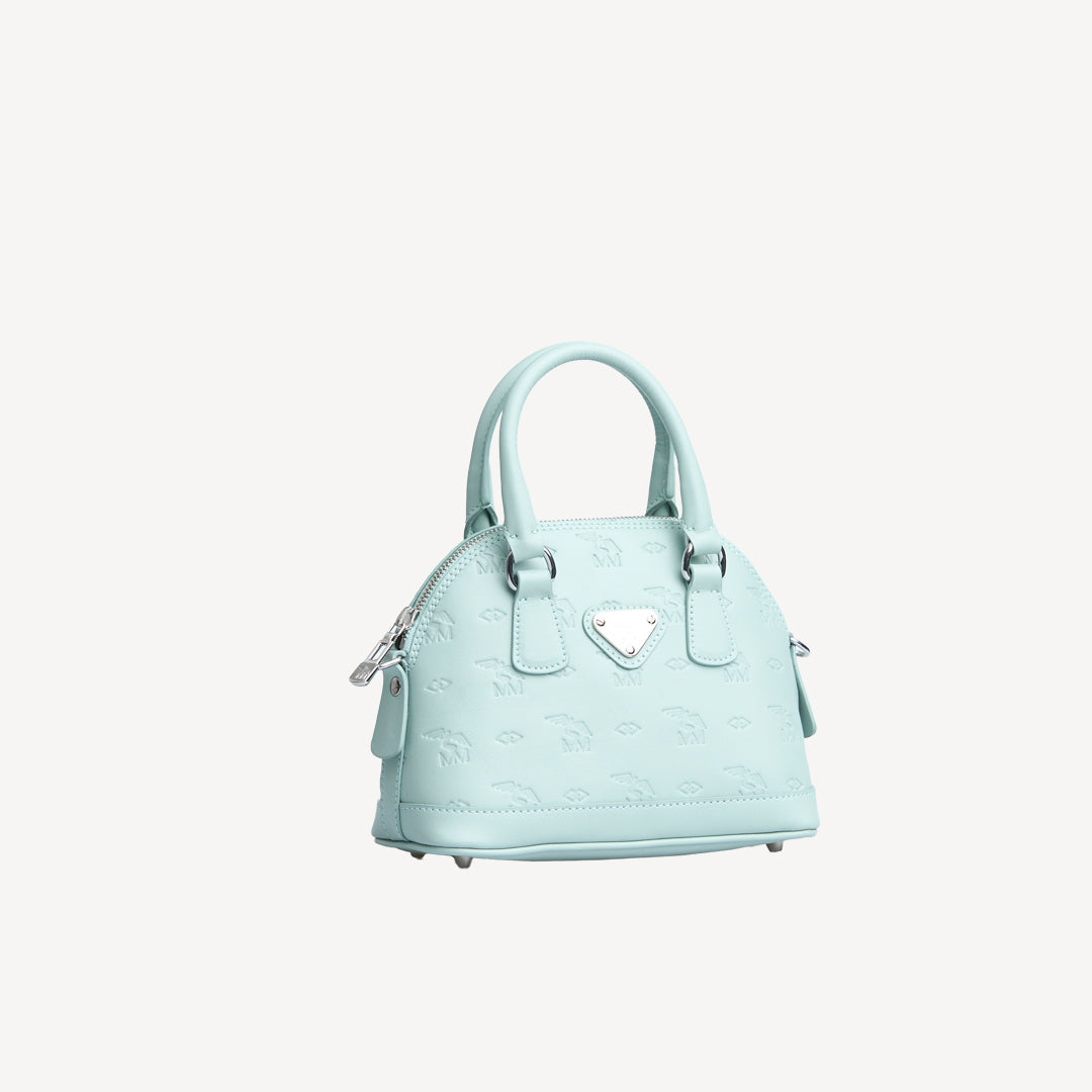 OETWIL | Sac bandoulière Stampato aigue-marine/argent