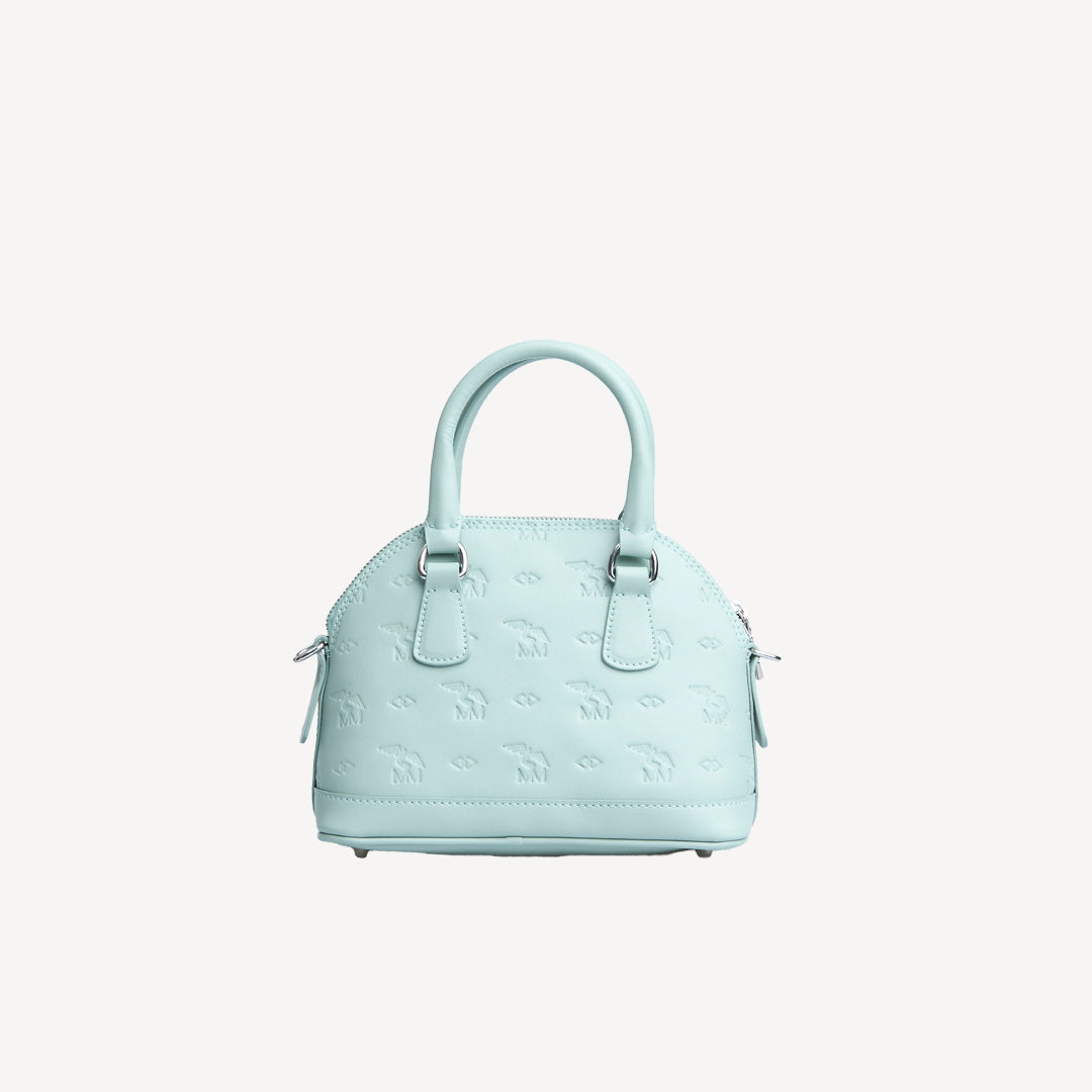 OETWIL | Sac bandoulière Stampato aigue-marine/argent