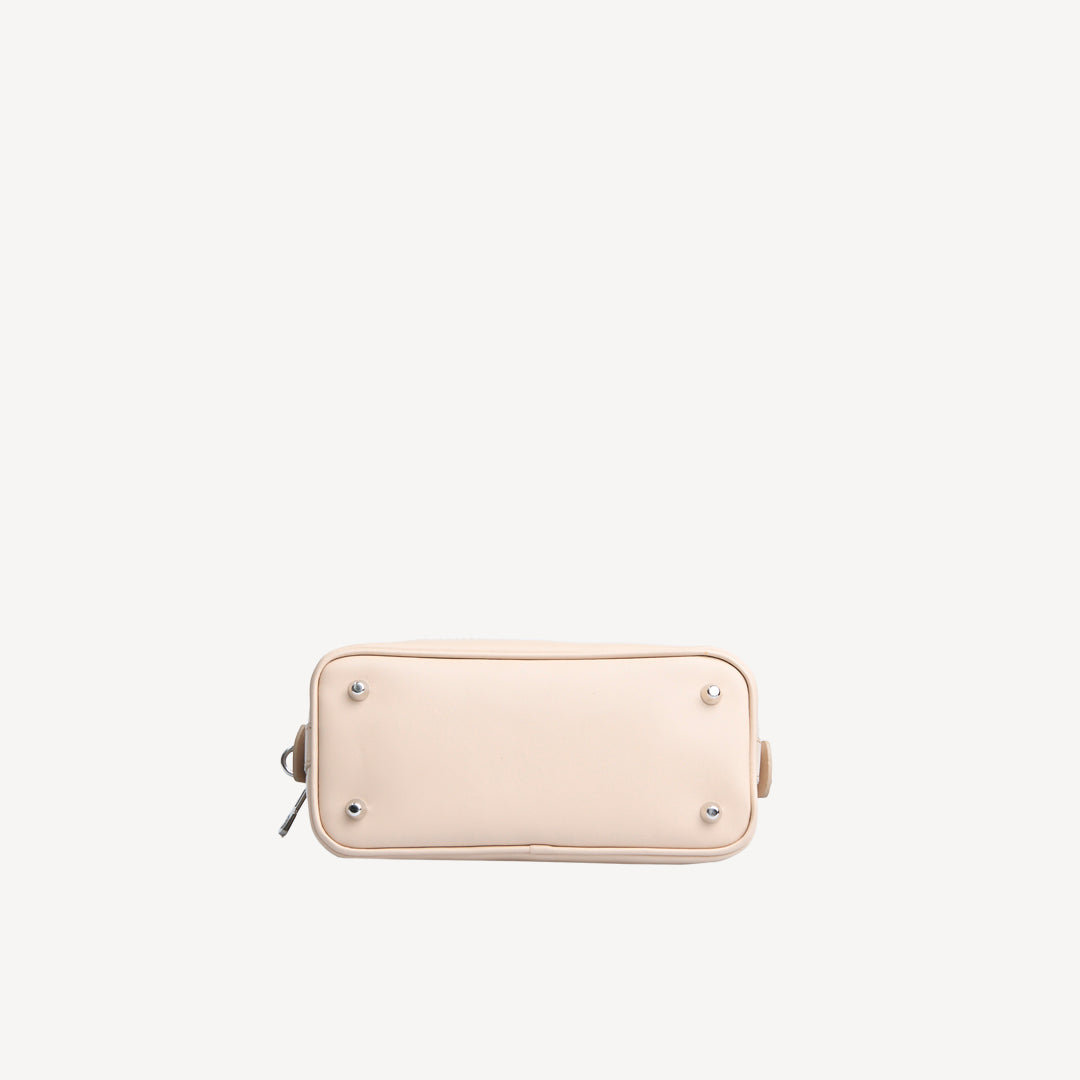 OETWIL | Sac bandoulière Stampato beige vanille/argent