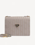 WIL | sac à bandoulière taupe gris/or