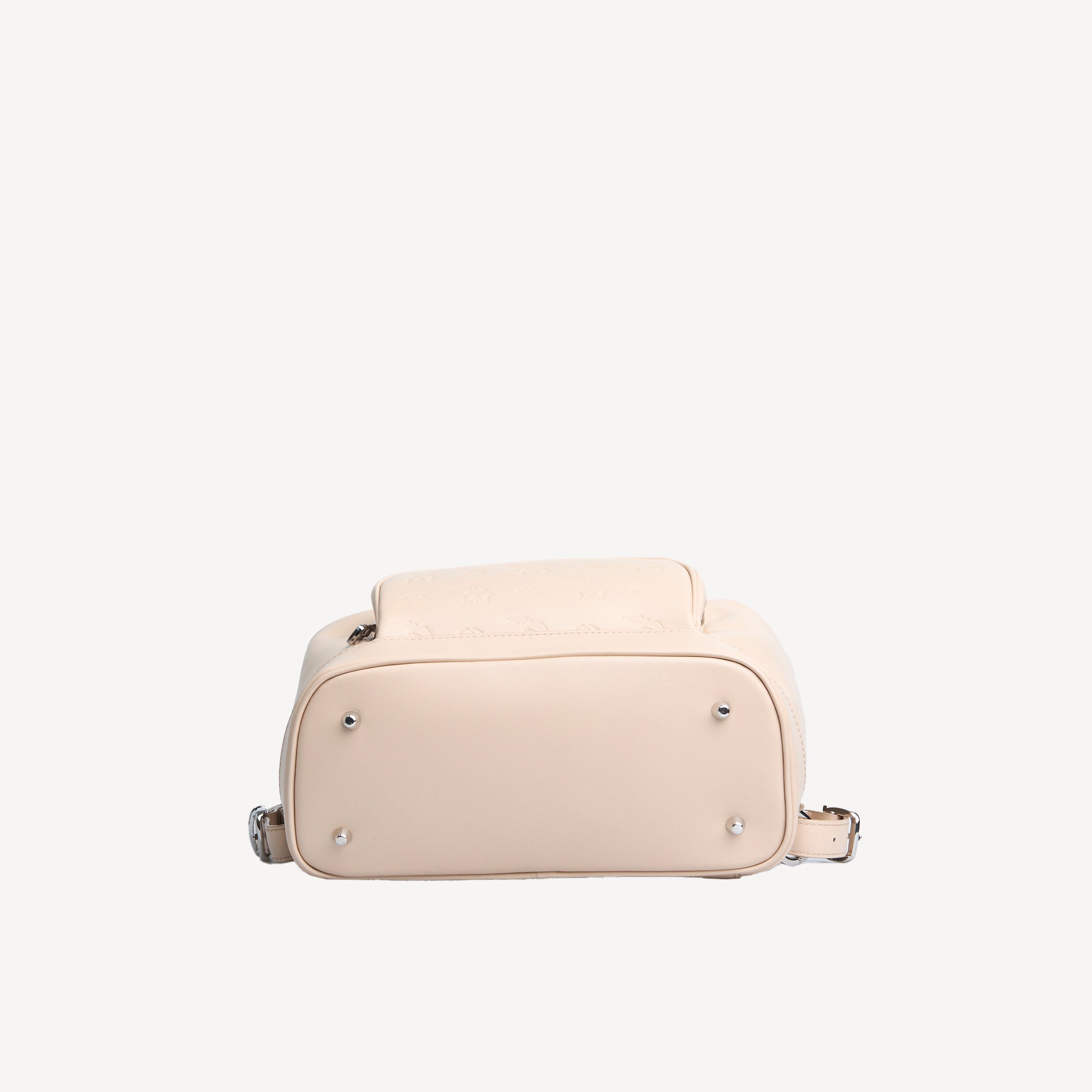 BRUGG | Stampato sac à dos vanille beige/argent