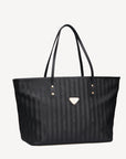 WINTERTHUR | Shopper mit Reissverschluss classic schwarz/silber seitlich