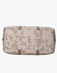 MADRID | Reisetasche camouflage beige/silber - von unten
