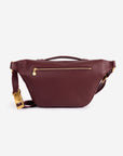 BRIENZ | Gürteltasche Kalbsleder antik rot/gold - von hinten