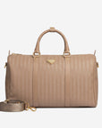 MADRID | Reisetasche cappuccino beige/gold