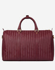 MADRID | Reisetasche antik rot/gold - von hinten