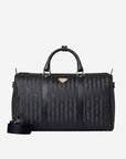 MADRID | Reisetasche classic schwarz/gold - frontal
