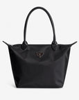INTERLAKEN | Shopper Nylon classic schwarz/silber - frontal