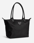 INTERLAKEN | Shopper Nylon classic schwarz/silber - seiltich