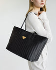 BERN | Shopper classic schwarz/gold – Detail