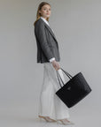 BERN | Shopper classic schwarz/silber - on body