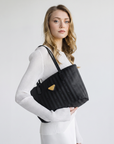 GENF | Shopper classic schwarz/gold – weitere Ansicht