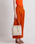NIESEN | Beuteltasche pearl/silber full body