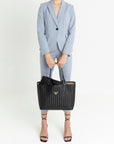 BERN | Shopper classic schwarz/silber - FULL BODY