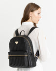 GLARUS | Rucksack classic schwarz/gold - ON BODY
