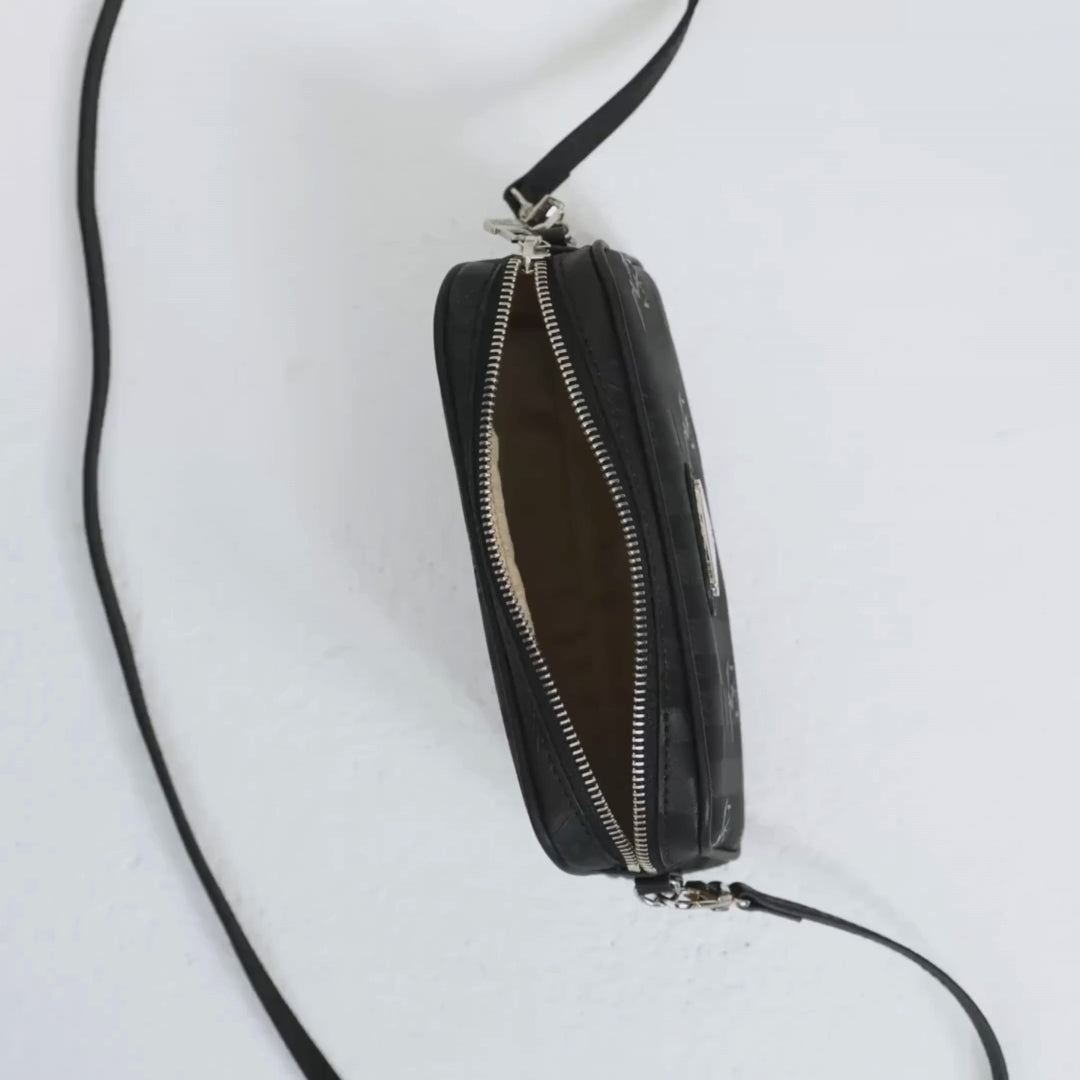 RIVAZ | Umhängetasche classic schwarz/gold
