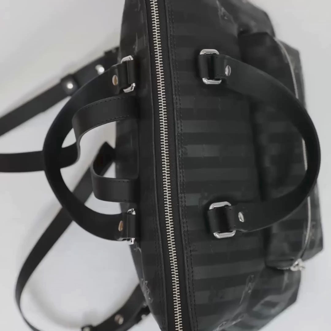 MANNO | Rucksack classic schwarz/gold