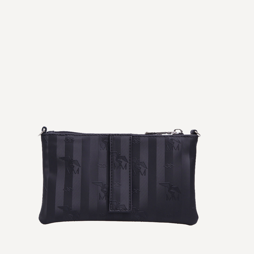 ARVIGO | Kettentasche classic schwarz/silber - von hinten