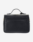 MEYRIN | Umhängetasche Kalbsleder classic schwarz/gold - von hinten