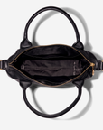 WENGEN | Shopper Nylon classic schwarz/gold - innen
