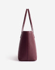 BERN | Shopper in pelle Kabsleder antica rosso/oro