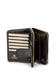 SAENTIS | Portemonnaie classic schwarz/gold VON INNEN