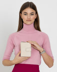 SAENTIS | Portemonnaie pearl weiss/silber - on body