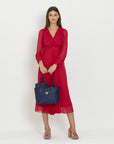 GENF | Shopper midnight blau/silber - full body