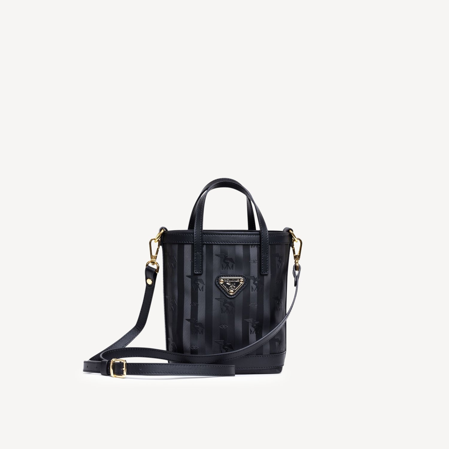 POMY | Shopper noir/or