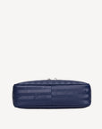 MARLY | Umhängetasche midnight blau/silber - von unten