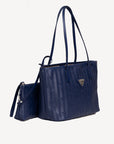 GENF | Shopper midnight blau/silber -seiltich