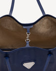GENF | Shopper midnight blau/silber - von innen