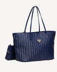 BERN | Shopper midnight blau/silber - seiltich