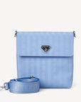 EICH | Umhängetasche hellblau/silber - FRONTAL