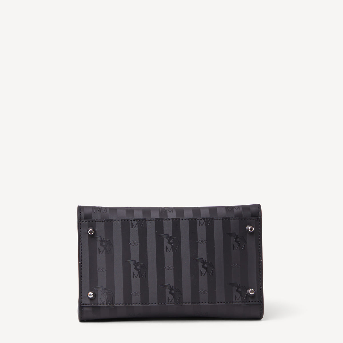 SOGLIO | Handtasche classic schwarz/silber- von unten
