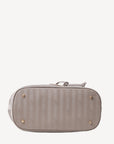 NIESEN | Borsa a sacco taupe grigio/oro - vista dal basso