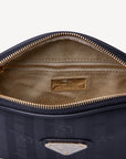 ORVIN | Umhängetasche classic schwarz/gold - von innen