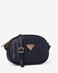 ORVIN | Umhängetasche classic schwarz/gold - seitlich